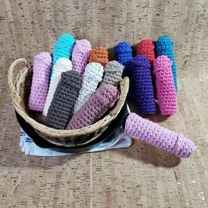 New light pink adult humor pan handle pot holder